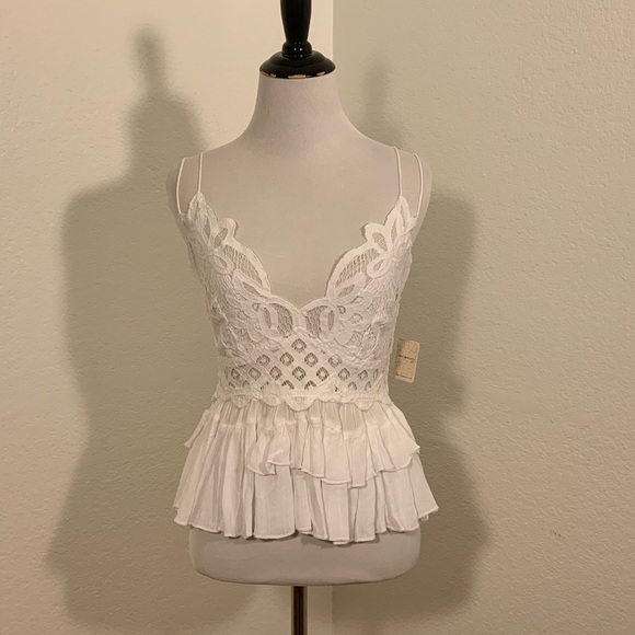 NWT! Free People Intimately White Adella Cami Top - Picture 4 of 10